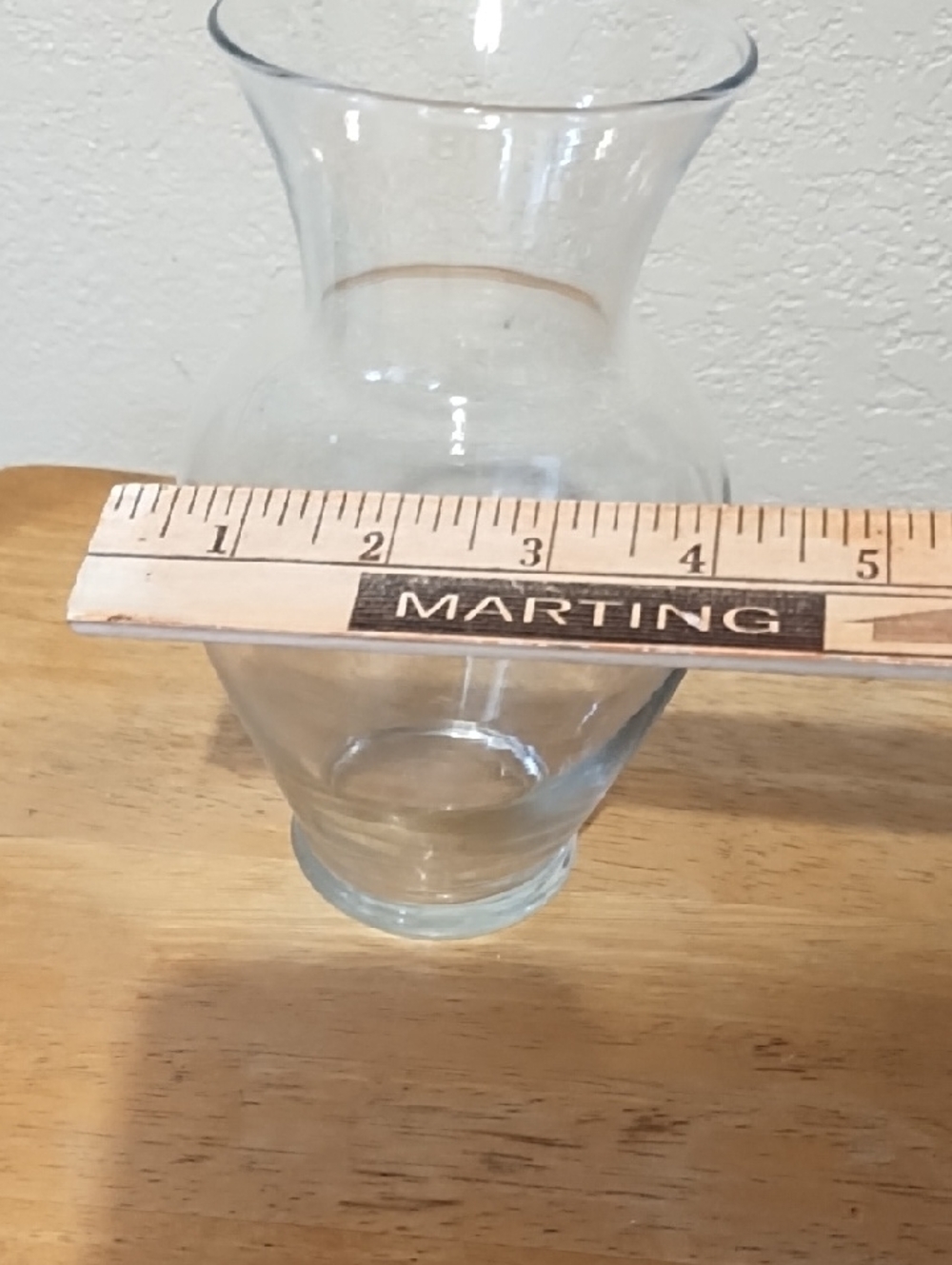 Clear Glass Decorative Vase - Clear - Picture 3 of 3
